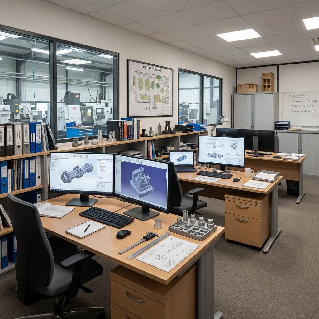 Bureau d'études usinage Saint-Quentin